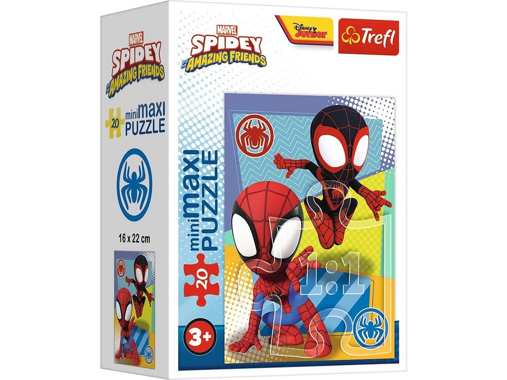 Пазли Trefl Mini Maxi Amazing Spidey Павук та його друзі, 20 елементів