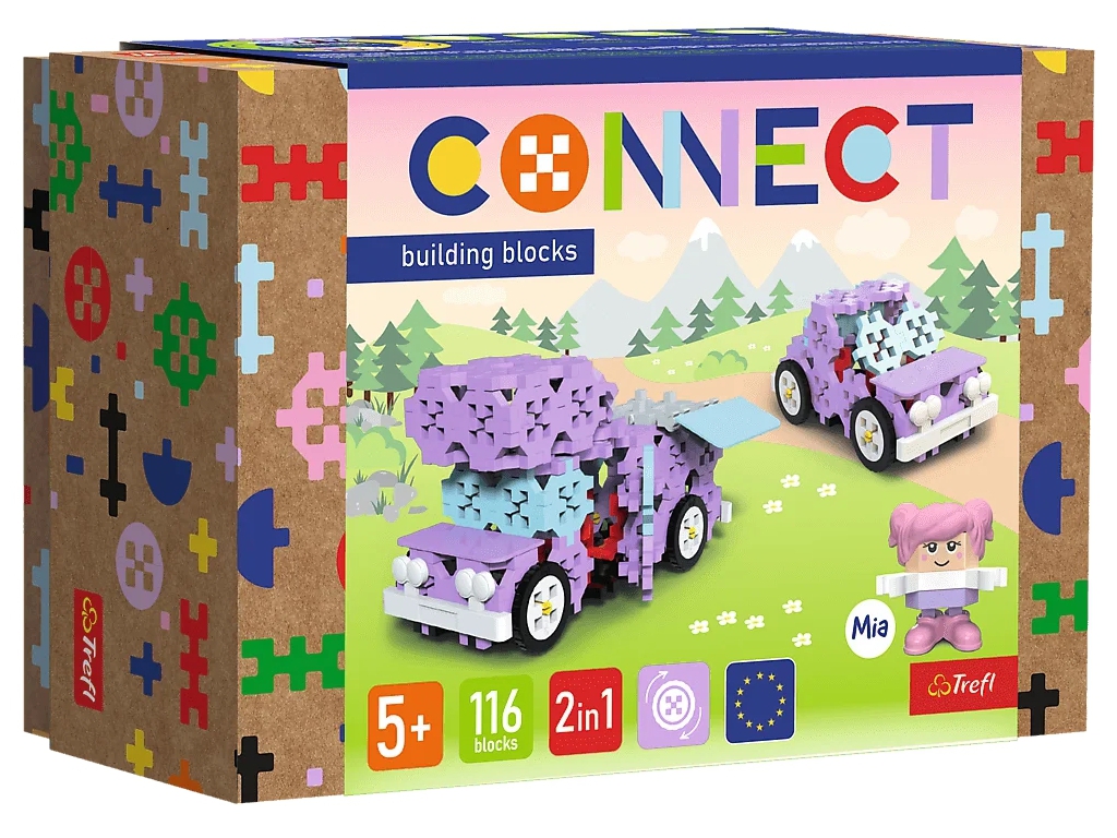 Конструктор Trefl Connect Авто, 116 элементов