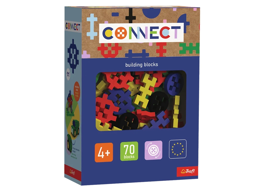Конструктор Trefl Connect Boys, 70 елементів