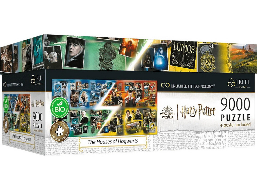 Пазл Trefl Prime UFT Harry Potter Будинки Хогвартса, 9000 елементів