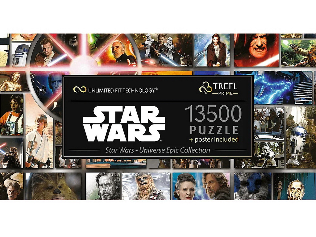 Пазл Trefl Prime UFT Star Wars Епічна колекція Всесвіту, 13500 елементів