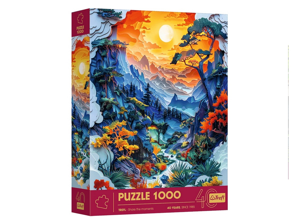 Набір пазлів "1000" Jubileusz" Долина та "1000" Jubileusz" Лондон, Trefl