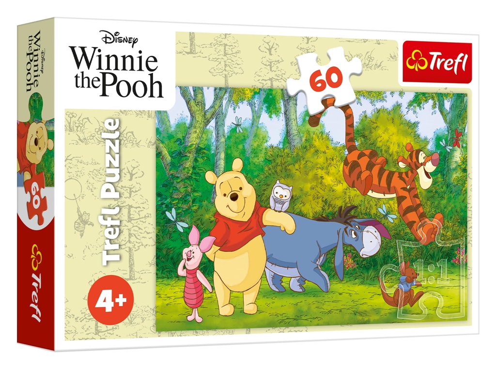 Набір пазлів "60" Disney Winnie the Pooh Смачний мед та "60" The Avengers Месники Непереможні, Trefl