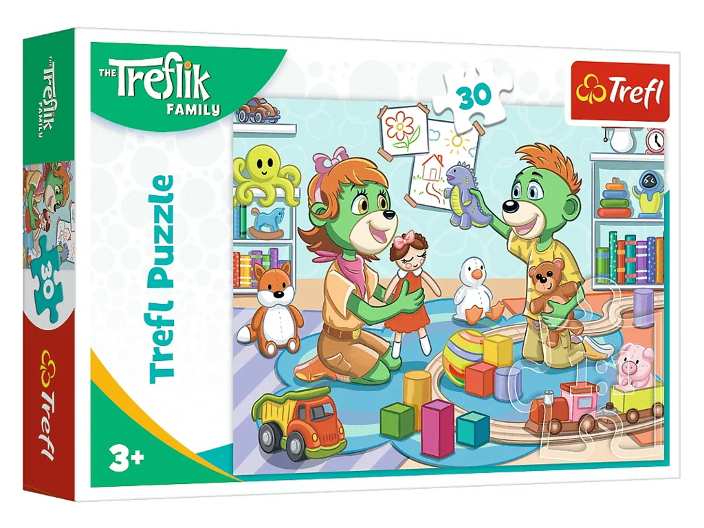 Набір пазлів "30" Treflik Щаслива родина та "30" Disney Elio Зустрічайте Еліо, Trefl
