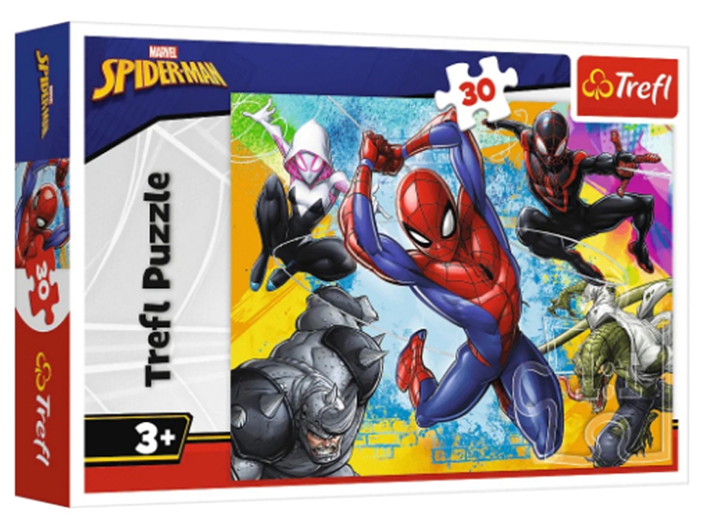 Набір пазлів "30" Spiderman Кольори людини павука та "30" Disney Elio Зустрічайте Еліо, Trefl