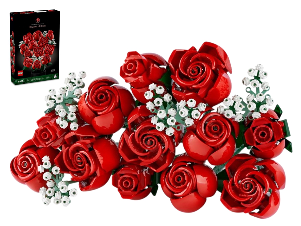 Конструктор LEGO Botanicals Букет роз, 822 детали