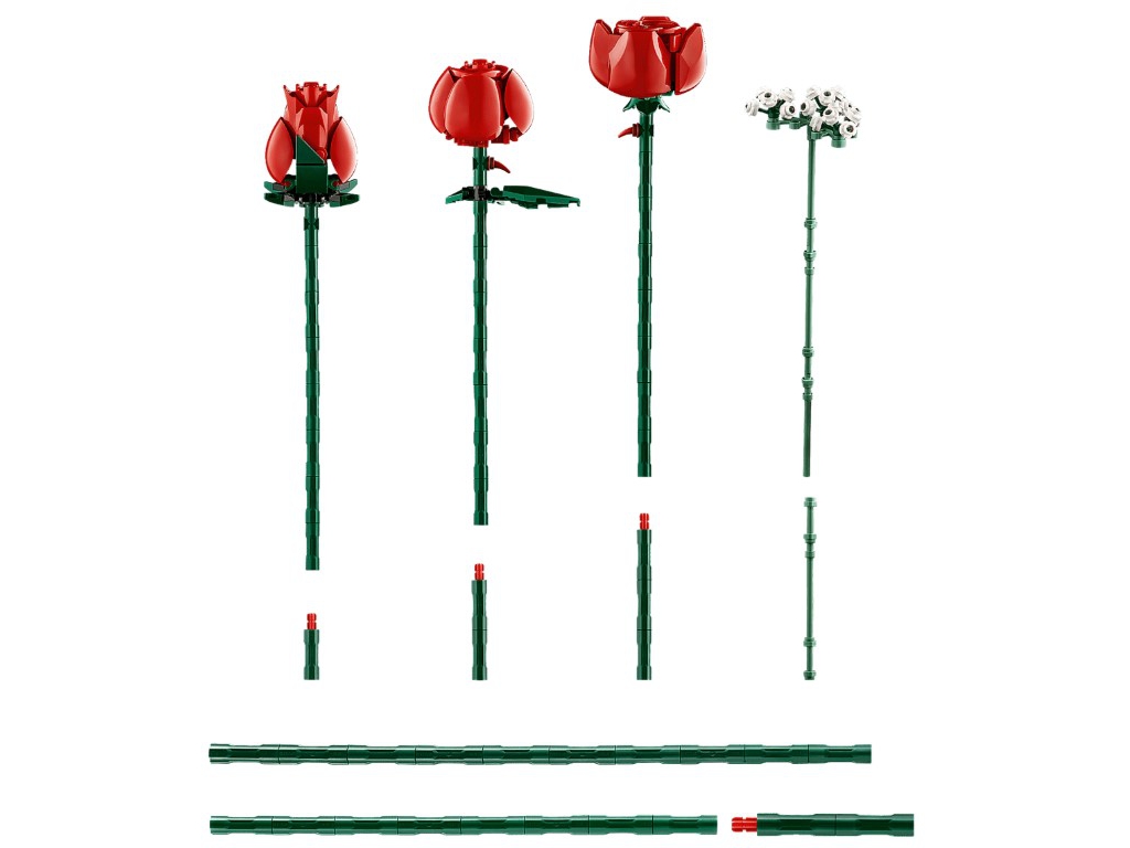 Конструктор LEGO Botanicals Букет роз, 822 детали