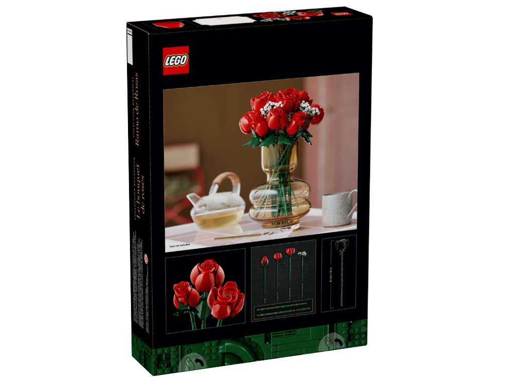 Конструктор LEGO Botanicals Букет роз, 822 детали