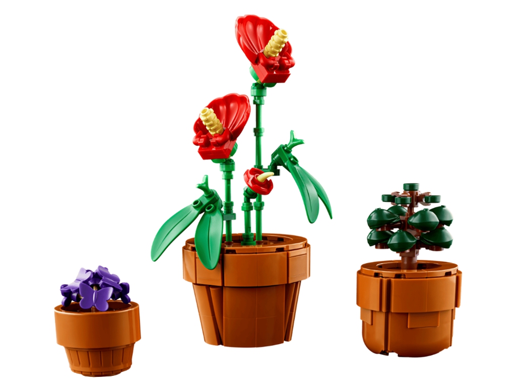 Конструктор LEGO Botanicals Миниатюрные растения, 758 деталей