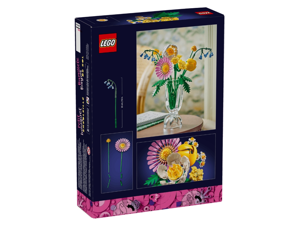Конструктор LEGO Botanicals Миниатюрный солнечный букет, 373 деталей