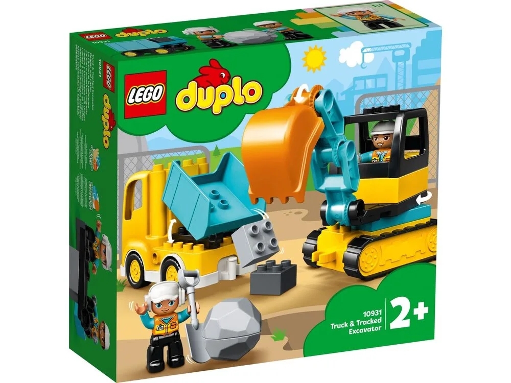 Конструктор LEGO DUPLO Грузовик и гусеничный экскаватор