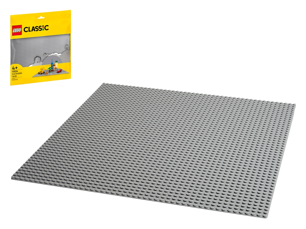 Базова пластина сірого кольору LEGO Classic