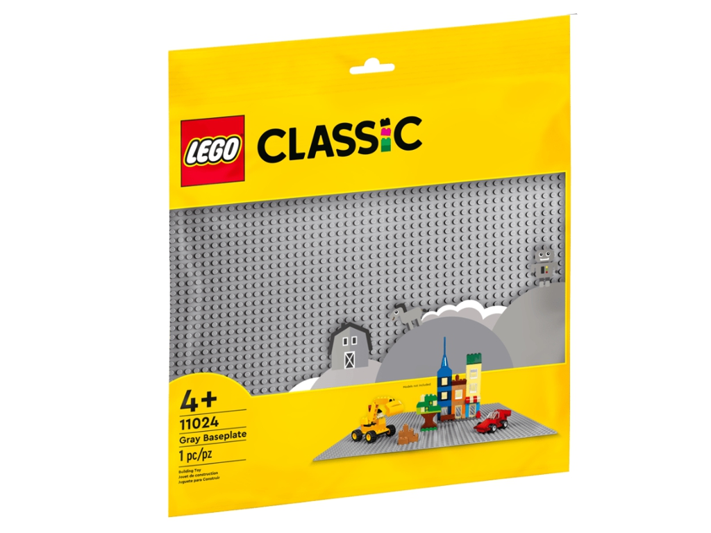 Базова пластина сірого кольору LEGO Classic