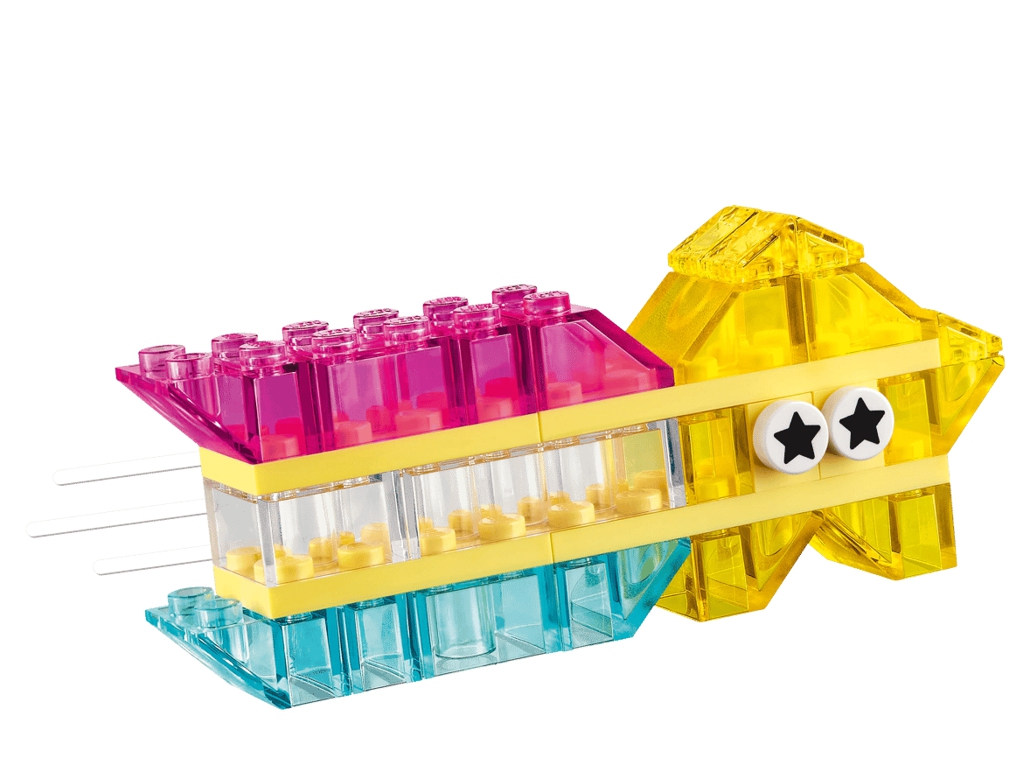 Конструктор LEGO Classic Чарівна прозора коробка, 340 деталей