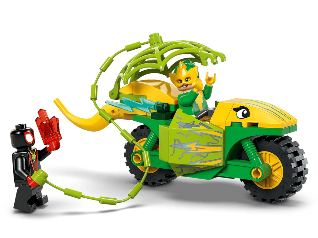 Конструктор LEGO Marvel Гонки на электромобилях с динозаврами, 124 детали