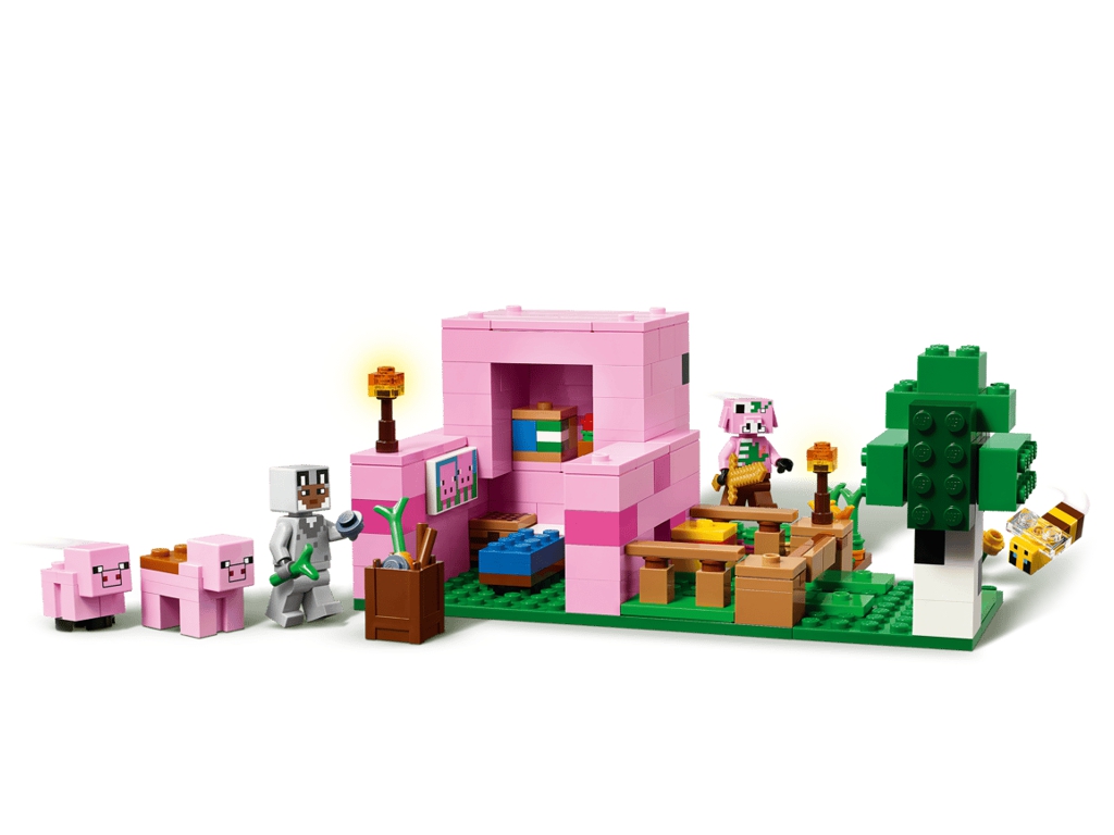 Конструктор LEGO Minecraft Дом для поросят, 238 деталей