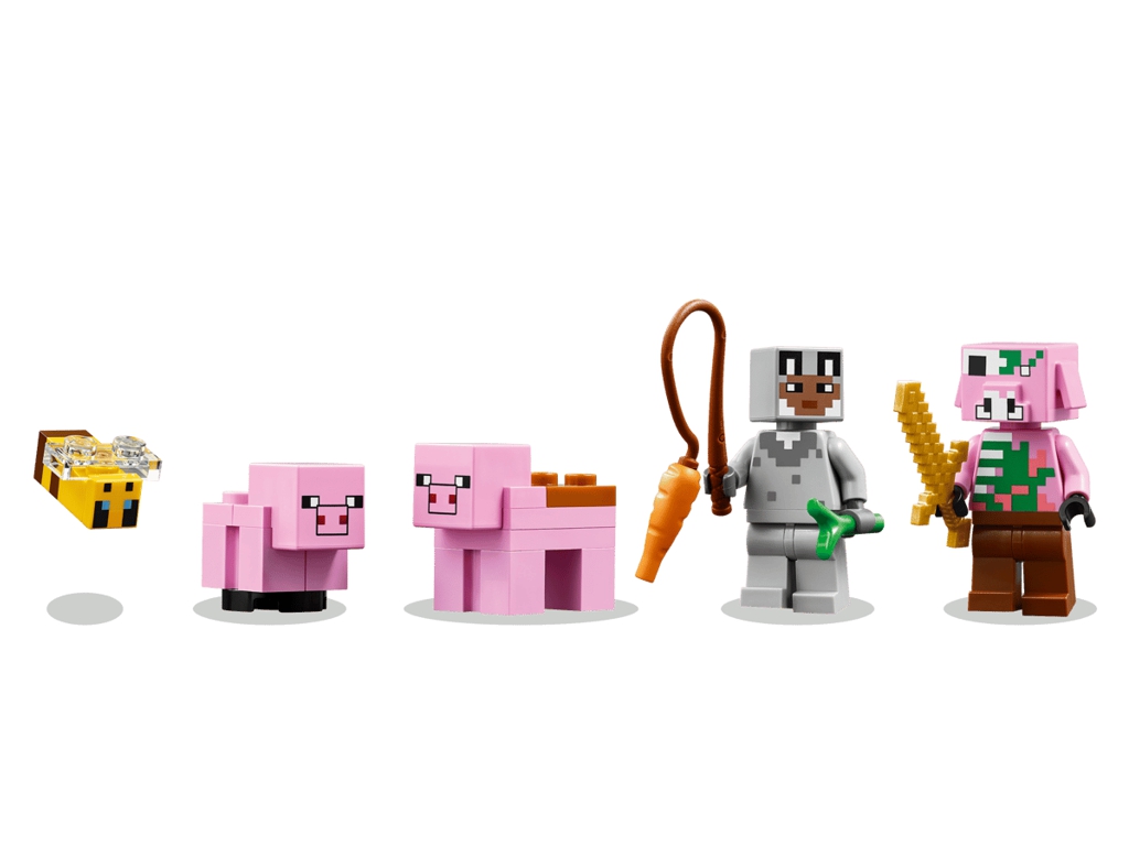 Конструктор LEGO Minecraft Дом для поросят, 238 деталей