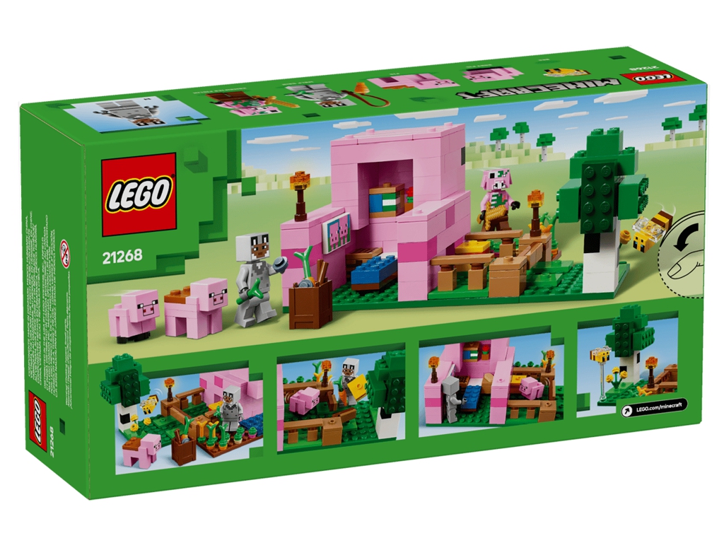 Конструктор LEGO Minecraft Дом для поросят, 238 деталей