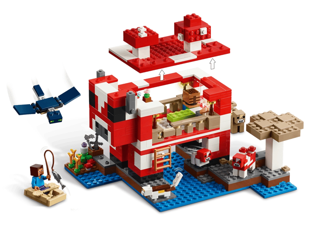 Конструктор LEGO Minecraft Грибной дом, 272 детали