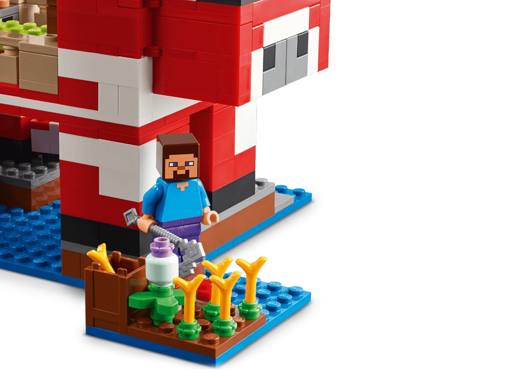 Конструктор LEGO Minecraft Грибной дом, 272 детали