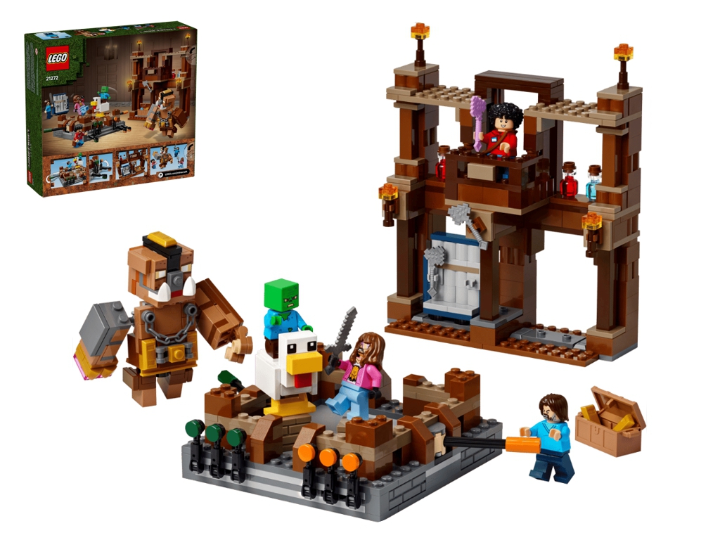 Конструктор LEGO Minecraft Пустынный патруль разбойников, 105 деталей