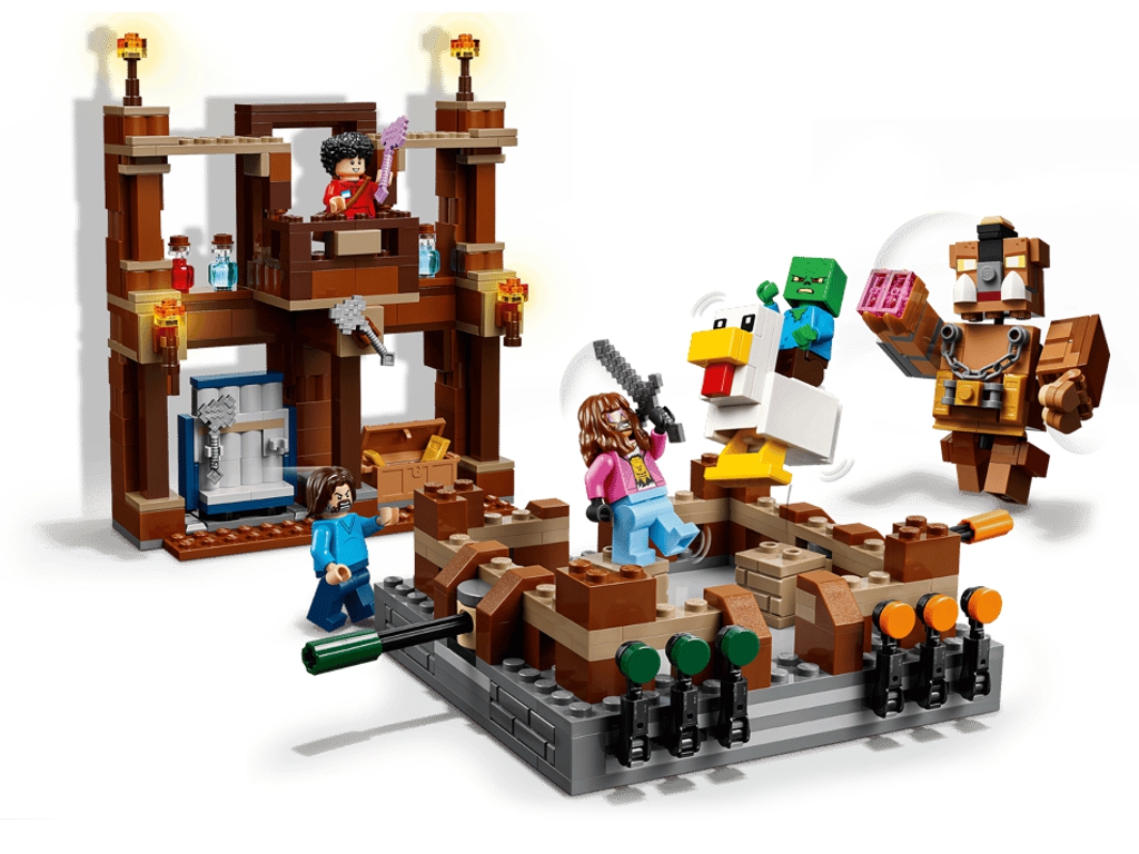 Конструктор LEGO Minecraft Пустынный патруль разбойников, 105 деталей
