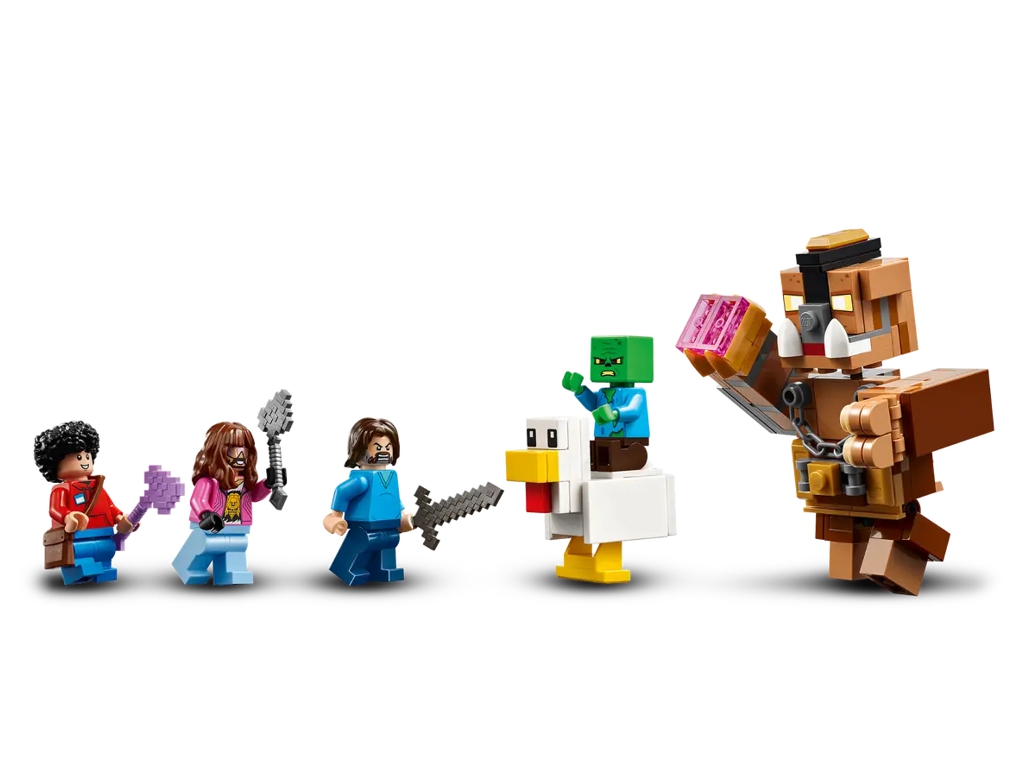 Конструктор LEGO Minecraft Пустынный патруль разбойников, 105 деталей