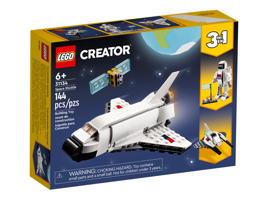 Конструктор LEGO Creator 3 в 1 Космический шаттл, 144 детали