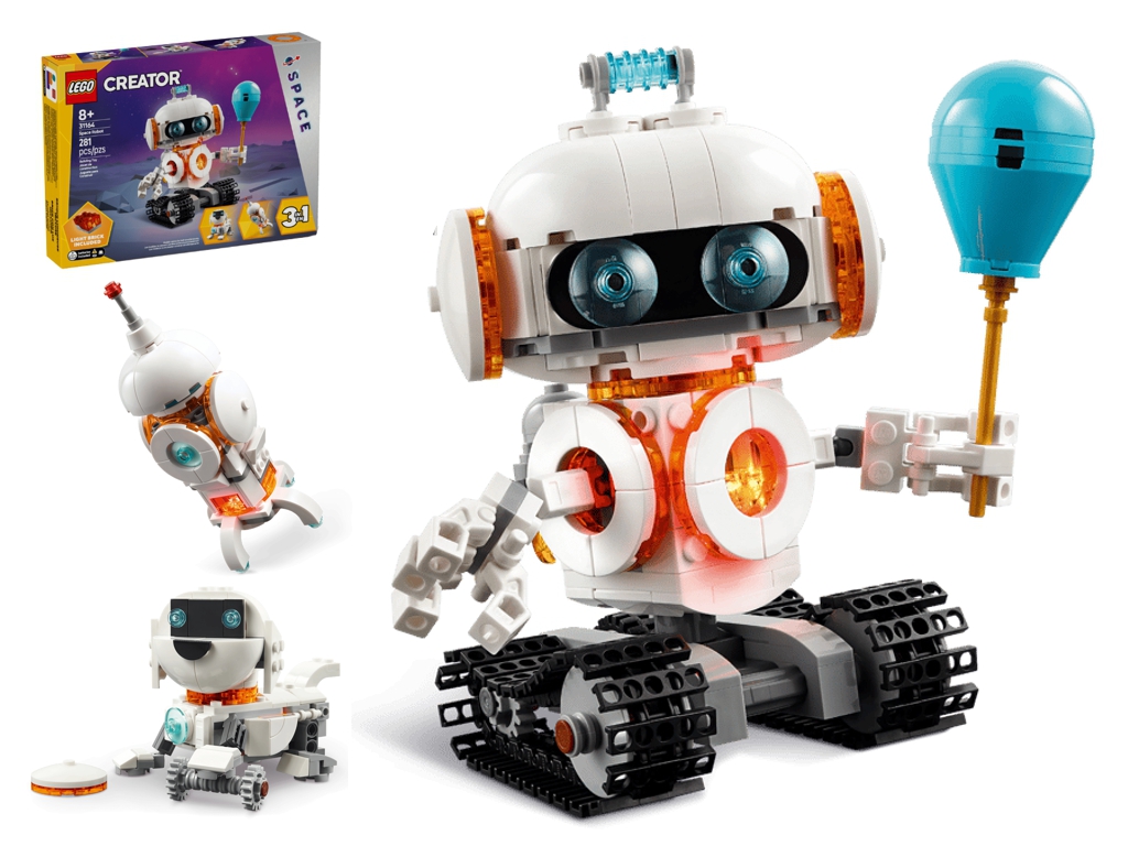 Конструктор LEGO Creator 3 в 1 Космический робот, 281 деталь