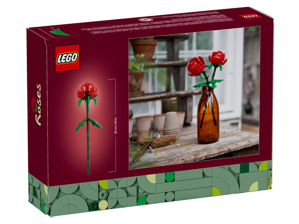Конструктор LEGO Botanicals Троянди, 120 деталей