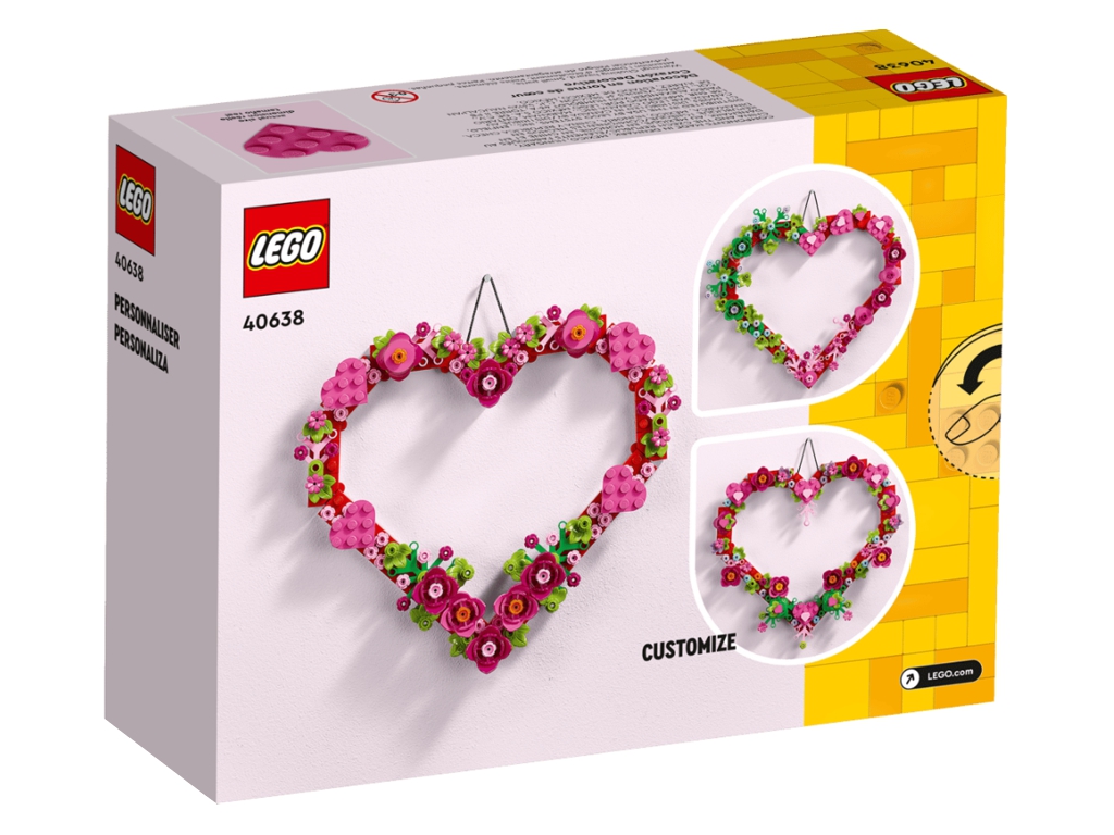 Конструктор LEGO Iconic Узор в виде сердца, 254 детали