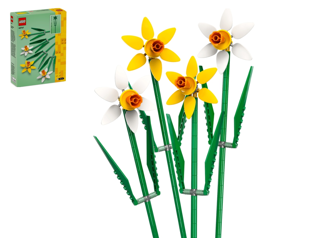 Конструктор LEGO Botanicals Нарциси, 216 деталей