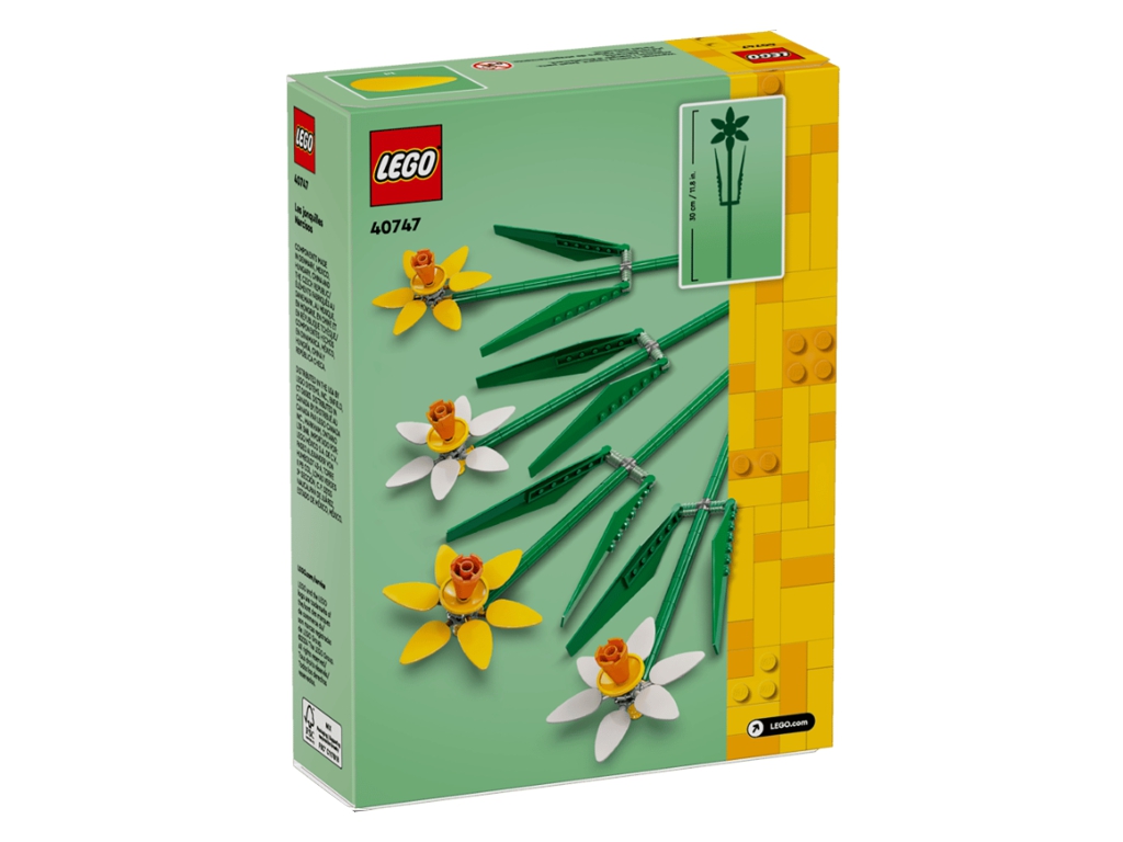 Конструктор LEGO Botanicals Нарциси, 216 деталей