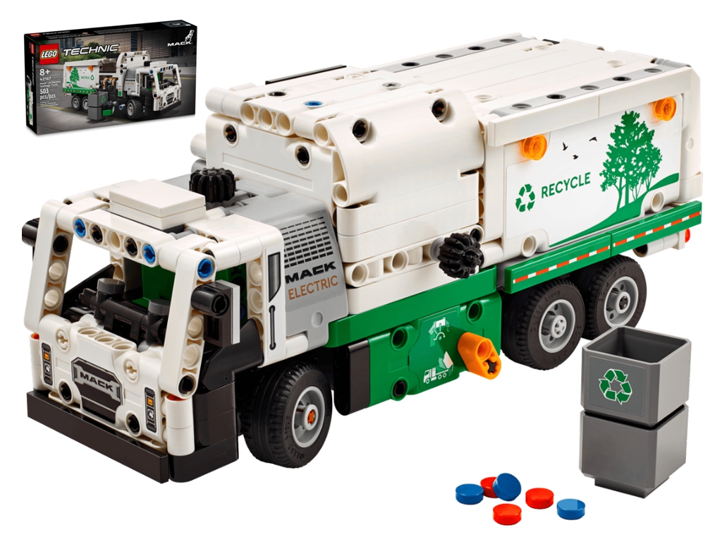 Конструктор LEGO Technic Мусоровоз Mack LR Electric, 503 детали