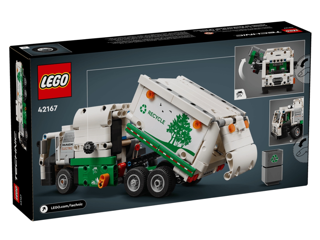 Конструктор LEGO Technic Мусоровоз Mack LR Electric, 503 детали