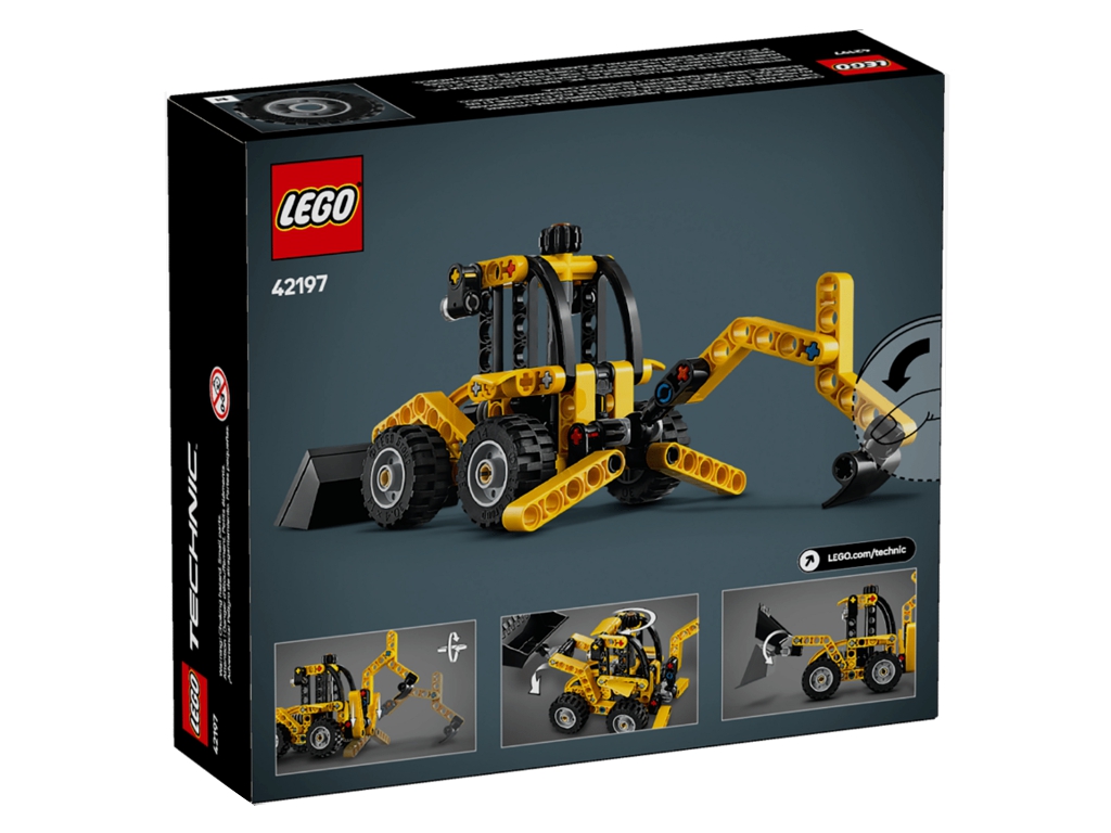 Конструктор LEGO Technic Экскаватор-погрузчик, 104 деталей