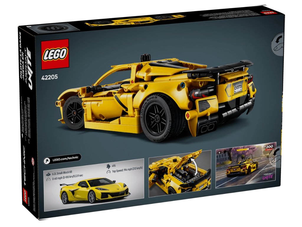 Конструктор LEGO Technic Chevrolet Corvette Stingray, 732 детали