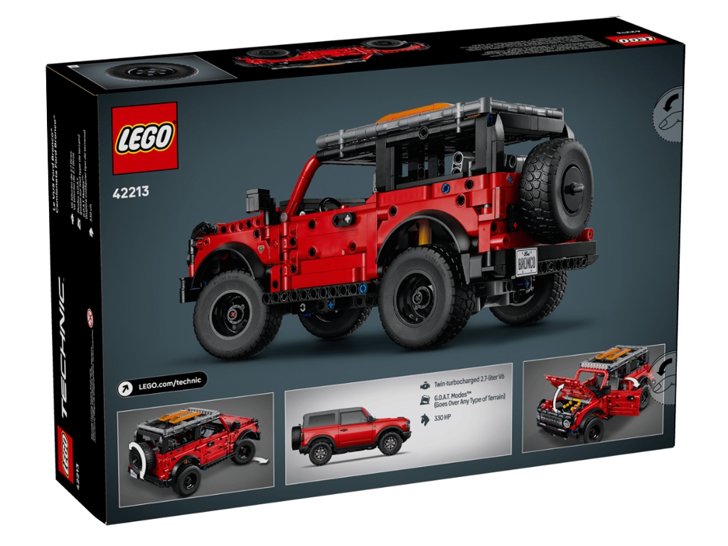 Конструктор LEGO Technic Внедорожник Ford Bronco, 943 детали