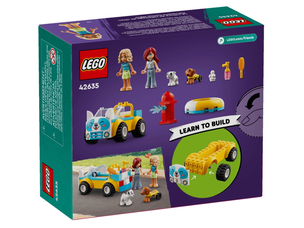 Конструктор LEGO Friends Авто Груминг для кошек, 60 деталей