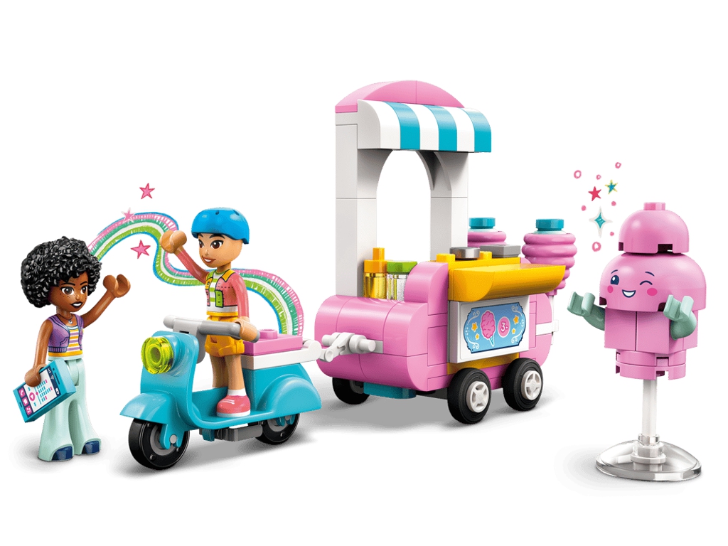 Конструктор LEGO Friends Ятка із солодкою ватою та скутер, 110 деталей