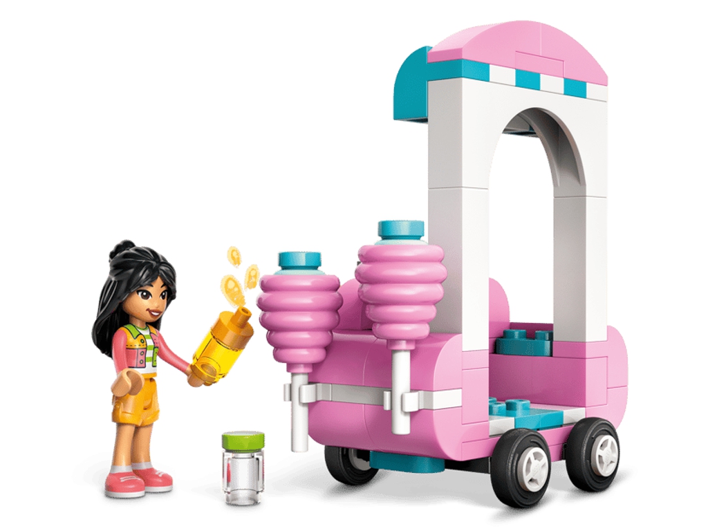 Конструктор LEGO Friends Ятка із солодкою ватою та скутер, 110 деталей