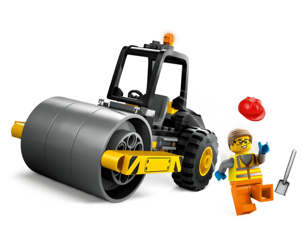 Конструктор LEGO City Строительный паровой каток, 78 деталей