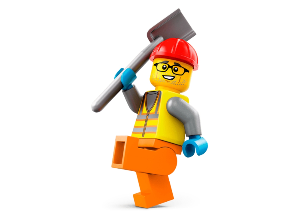 Конструктор LEGO City Строительный паровой каток, 78 деталей