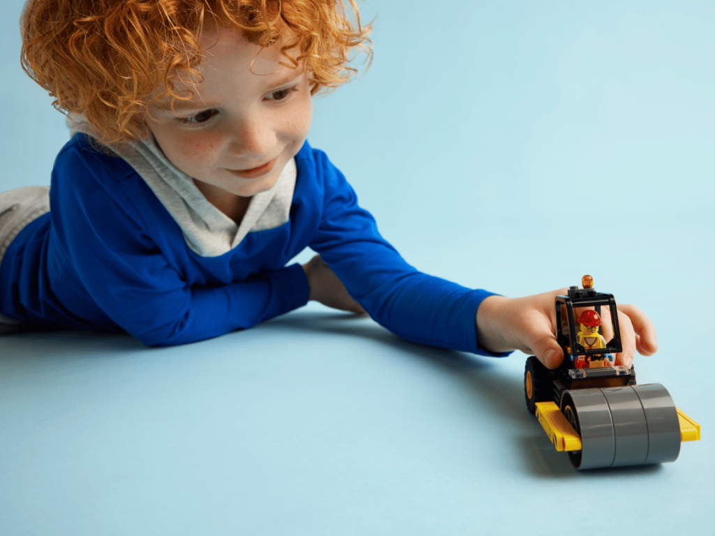 Конструктор LEGO City Строительный паровой каток, 78 деталей