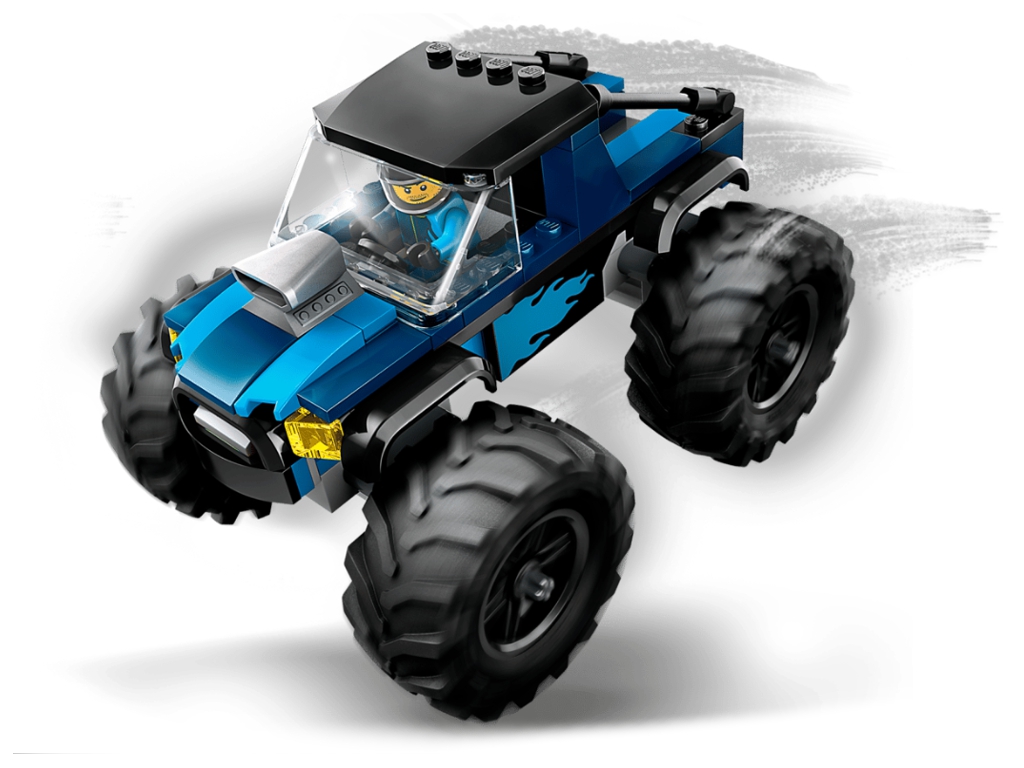 Конструктор LEGO City Синя вантажівка-монстр, 148 деталей