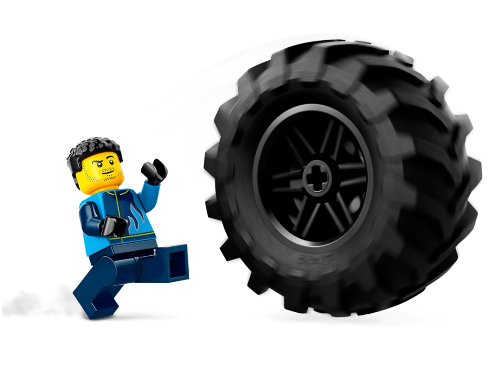 Конструктор LEGO City Синя вантажівка-монстр, 148 деталей