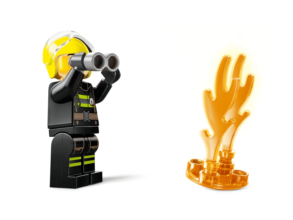 Конструктор LEGO City Пожежний рятувальний гелікоптер, 85 деталей