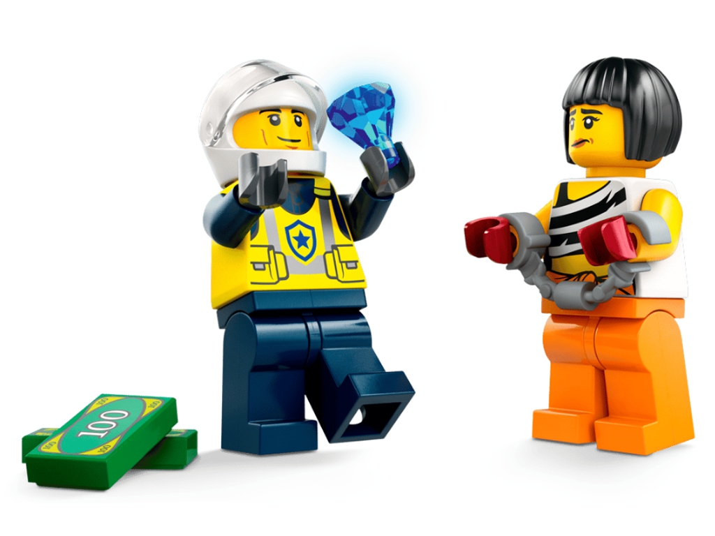 Конструктор LEGO City Переслідування маслкара на поліцейському автомобілі, 213 деталей