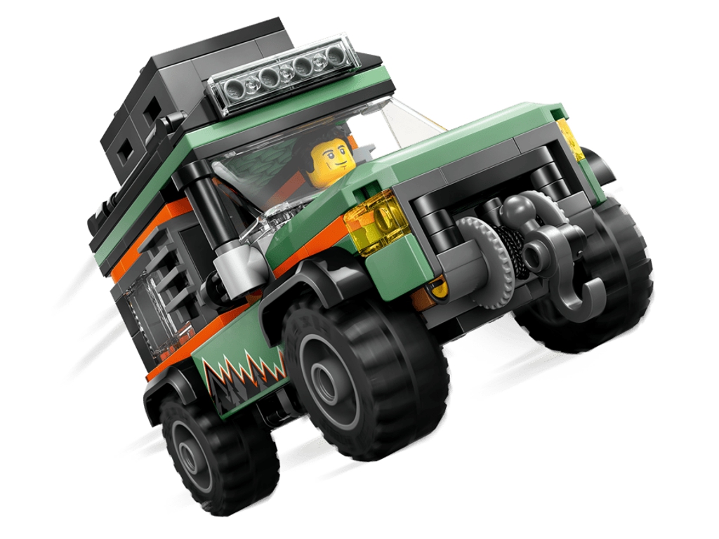 Конструктор LEGO City Внедорожный горный грузовик 4×4, 221 деталь