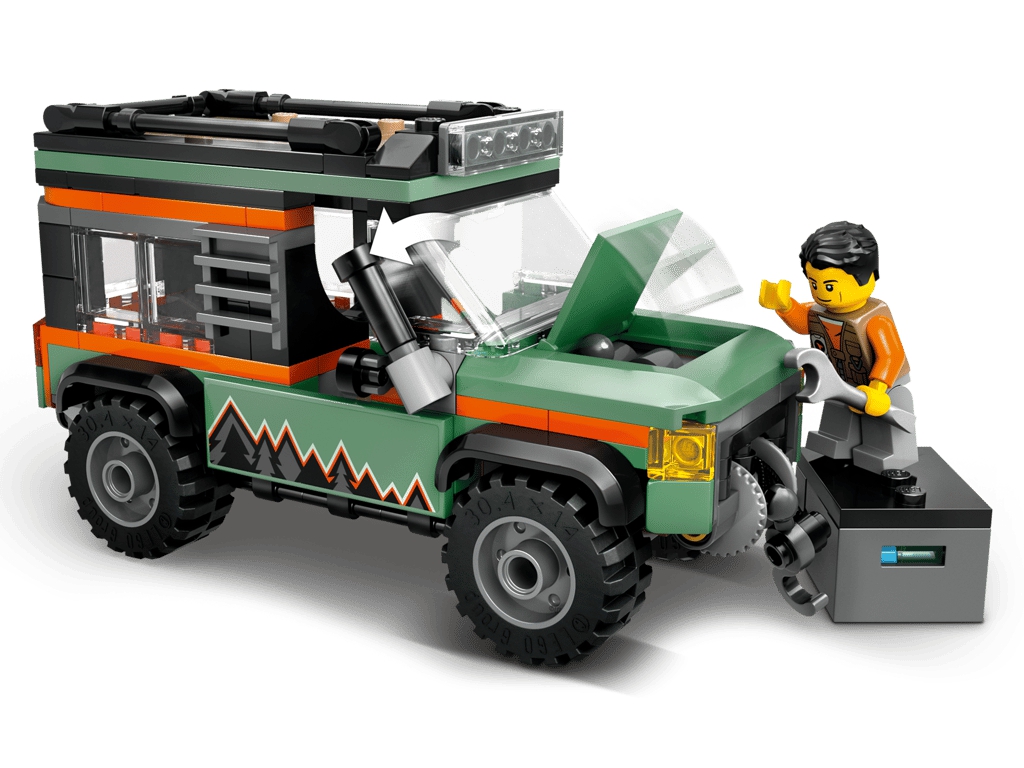 Конструктор LEGO City Внедорожный горный грузовик 4×4, 221 деталь